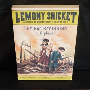 Lemony Snicket A Series of Unfortunate Events No1 Paperback Book Novel